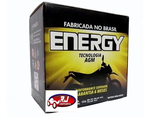 Bateria Energy Moto Titan125 Es/ks Etx6l 12v Original 