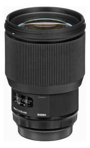 Sigma lente 85mm F1.4 dg art para Nikon 4 años
