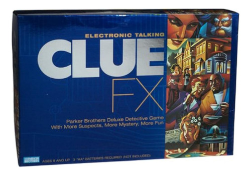 Parker Brothers Electronic Talking Clue Fx Juego