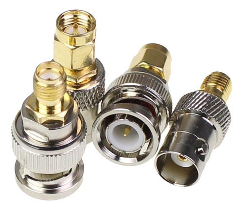 1 Conjunto De Adaptador De Conector Rf Fêmea Tipo Bnc Para