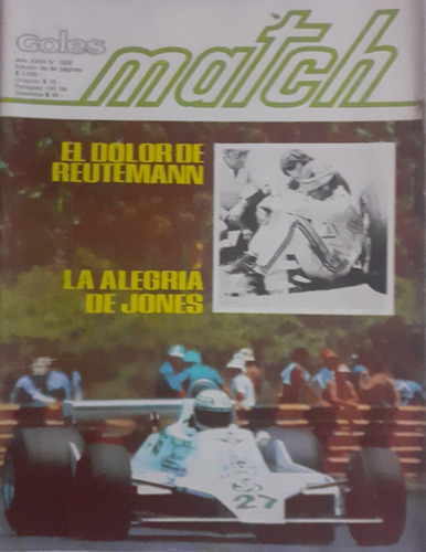 Goles Match 1620 Formula 1 Gp República Argentina 1980