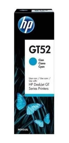 Refil Tinta Hp Gt52 Ciano Azul Impressora Hp Gt5822 Original