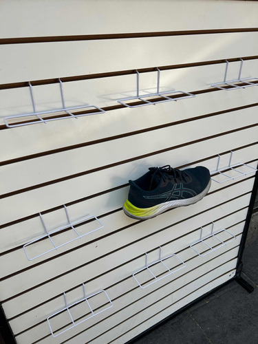 100 Exhibidor Para Zapato Panel Ranurado Exhibipanel Blister