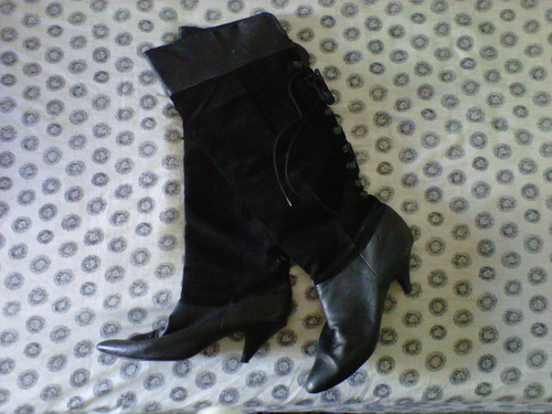 Botas Altas Para Dama Genuine Leather Upper. Talla 8. Usadas