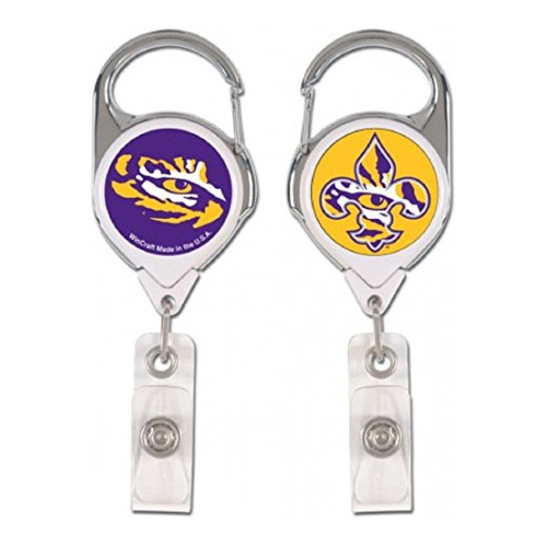 Soporte De Insignia Premium Retráctil De Lsu Tigers Nc...