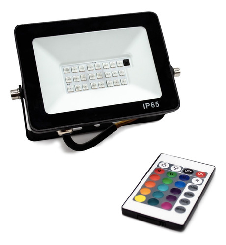 Reflector Led Tipo Tableta Rgb 30w Exterior