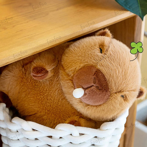 2pcs Peluche Capibara,animales Capybara Niños Bebe Regalo Foofoo