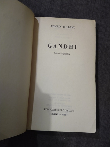 Romain Rolland Gandhi (Usado)