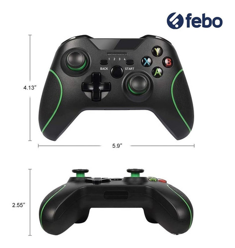 Joystick Control Xbox One One S Xbox One X Inalámbrico Febo