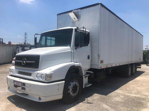 Mb L 1620 6x2 2007 Motor Novo Bau 10,5 Mugen Caminhoes