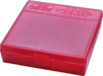 Comprar Caja Porta Municion Mtm 40\u002F45 Acp 100 Tiros Roja