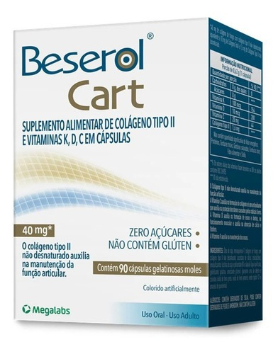 Beserol Cart 40mg 90 Cápsulas