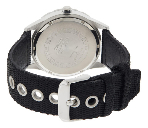 Reloj Casio Mtp-s120l-1avcf Con Energía Solar, 100 M, Resist