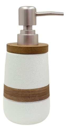 Dispenser De Jabón Crema Líquido Dosificador Ceramica Wood