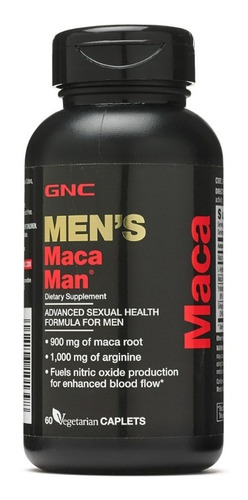 Maca Man® De Gnc Para Hombre - 60 Cápsulas Vegetarianas