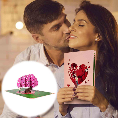 Tarjeta De Felicitación Tridimensional Para El Día De San Va