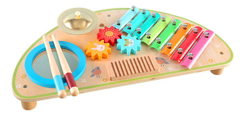 Conjunto De Tambor Xilofone, Brinquedos Musicais De