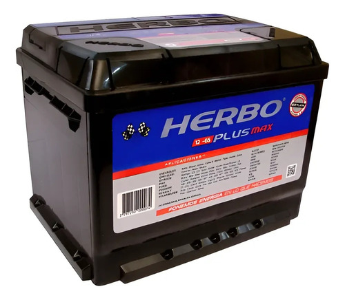 Bateria De Auto - Herbo - Plus Max 12x65 Instalación Inc