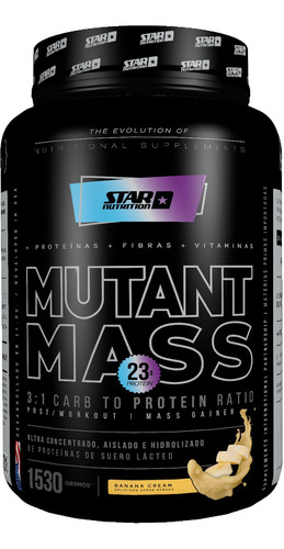 Combo Mutantmass Star 1,5kg+creatina 300gr+shaker De Regalo