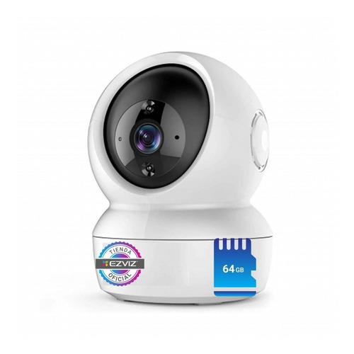 Camara Seguridad Domo Ip 360 Wifi Ezviz + Memoria Sd 64gb