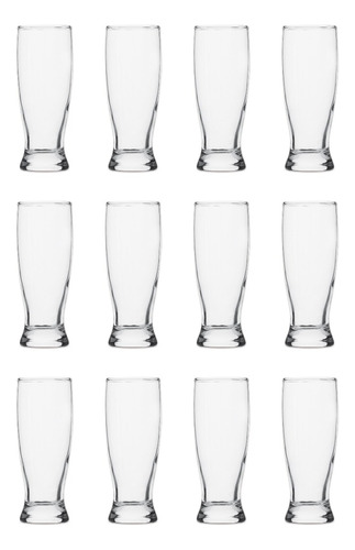 Vaso Pinta Amsterdam Cerveza Vidrio 325ml Rigolleau X 12 Un.