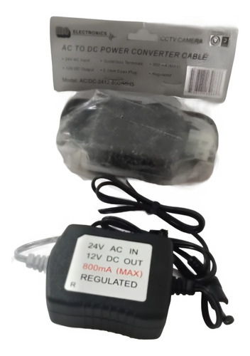 Convertidor De Voltaje 24ac-12dc 800ma Mg Electronics