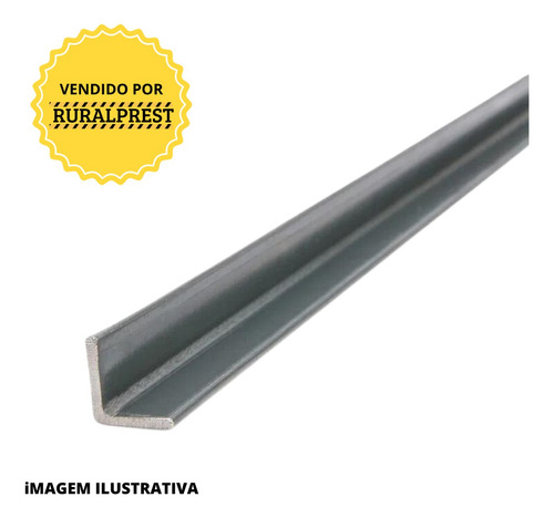 Cantoneira De Ferro 2p X 1/8 (50,8 X 3,18mm) 2 Metros