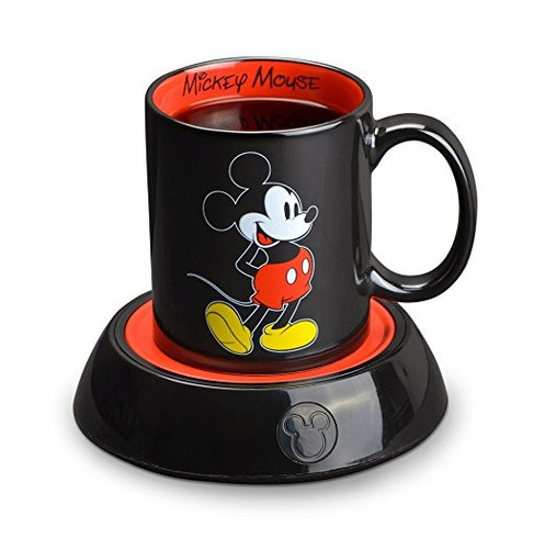 Taza De Disney Mickey Mouse Cálido, Negro / Rojo