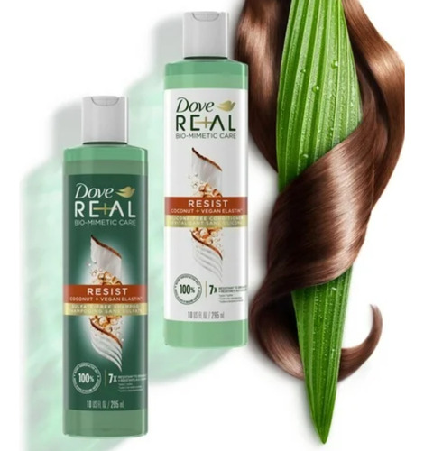 Paquete Shampoo Y Acondicionador Dove Resist, 295ml