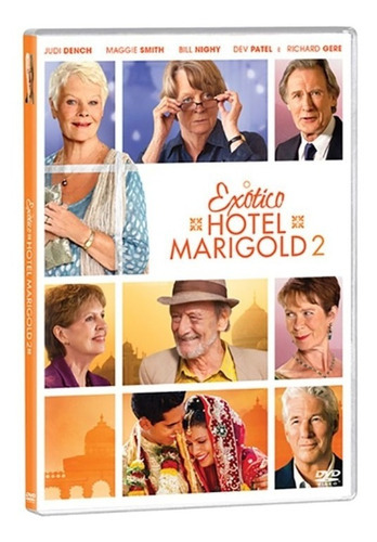 O Exótico Hotel Marigold 2 - Dvd - Dev Patel - Maggie Smith - Judi Dench