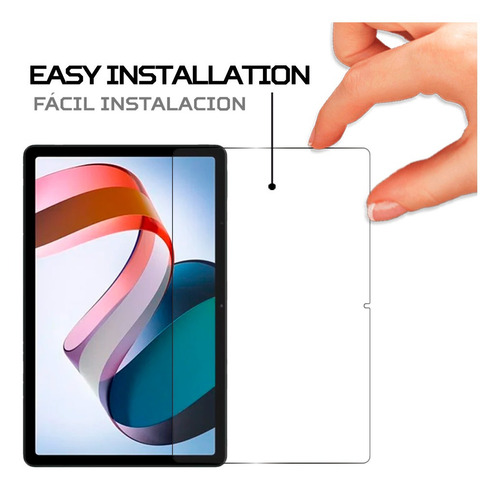 Imagen 3 de 6 de Protector De Pantalla Antishock Para Xiaomi Redmi Pad