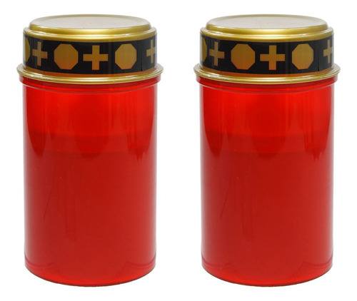 2 Velas Solares Para Tumbas De Cementerio Con Iluminación