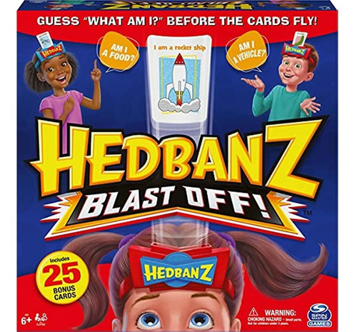 Hedbanz Blast Off ! Juego De Adivinanzas Con 25 Cartas Adici