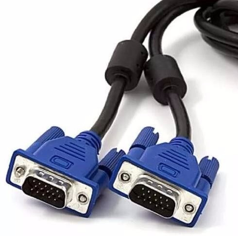 Imagem 2 de 3 de Cabo Vga 10m Monitor Lcd Pc Tv Projetor 10 Metros Blindado
