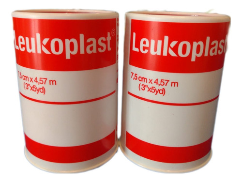 Leukoplast 7,5cm X 4,57 Pack2 Pzas