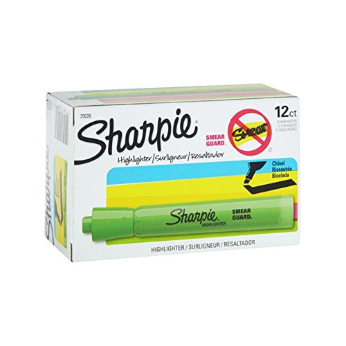 Sharpie-accent - Marcador Estilo Tanque (punta De Cincel, 6 