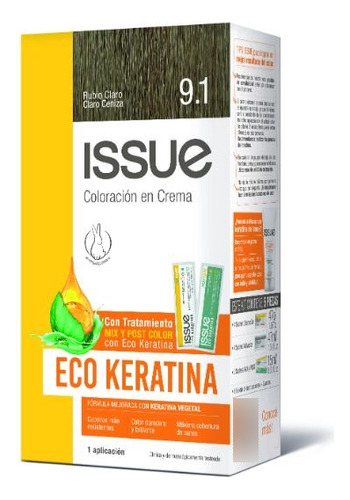 Kit Color Tinta Issue Keratina N.9.1