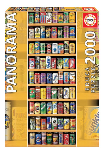 Educa 11053 Puzzle 2000 Piezas Panorama Soft Cans