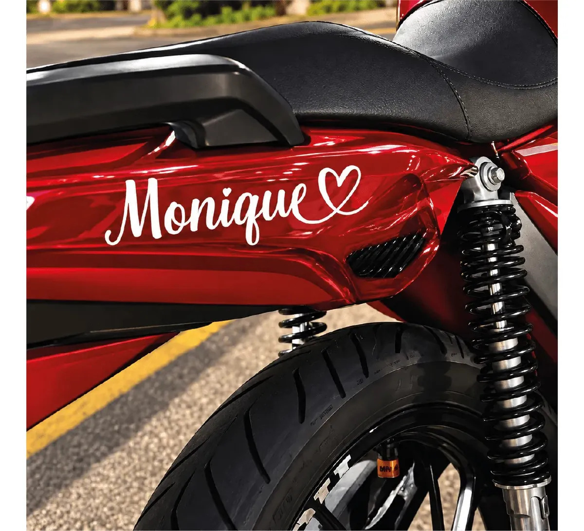 Adesivo Nome Personalizado 15 Cm Carro Moto Cor Branco