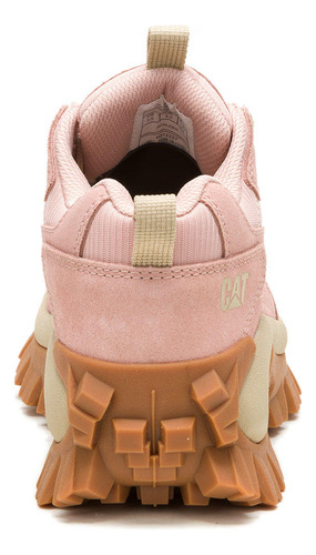 Zapatilla Cuero Mujer Intruder Rosa Palido Cat
