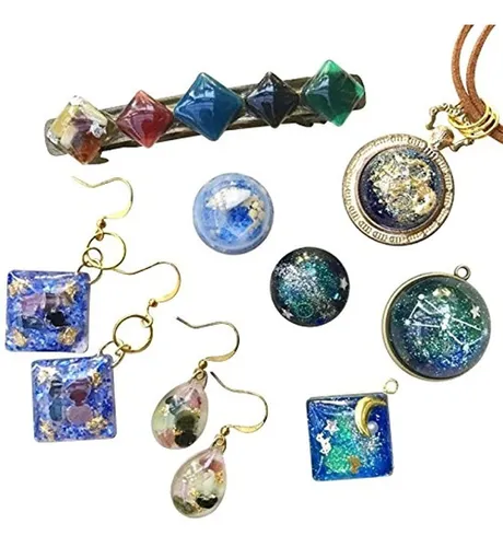 Funshowcase Molde De Silicona Para Joyas Cabujón Forma Oval