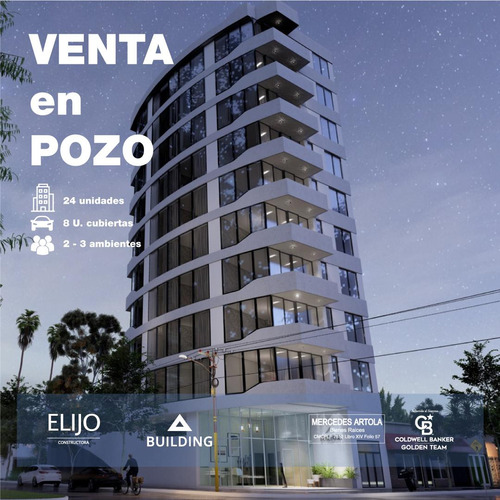 Edificio Curvas Del Plata-departamento En Pozo A La Venta 2 Domitoriosv 25 Esq.42 1497