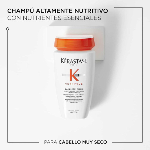 Kit Shampoo Riche Mascarilla Scalp Serum Kerastase Nutritive