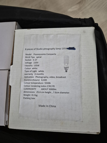 Kit Iluminaçao Estudio Greika Semuso C/ Embalagens Original (Usado)