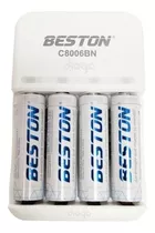 Comprar Baterías Pilas Recargables Aa 2700 Mah Beston + Cargador 10p