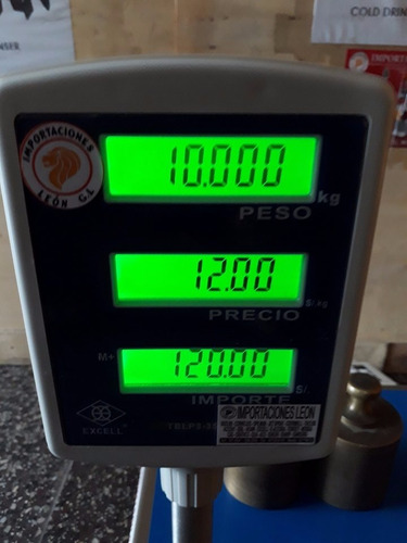 Balanza Electronica Excell Tblp 30 Kg Importaciones Leon G.l