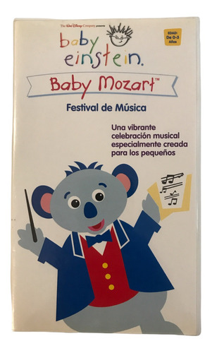 Vhs Original Baby Einstein Baby Mozart Festival De Musica