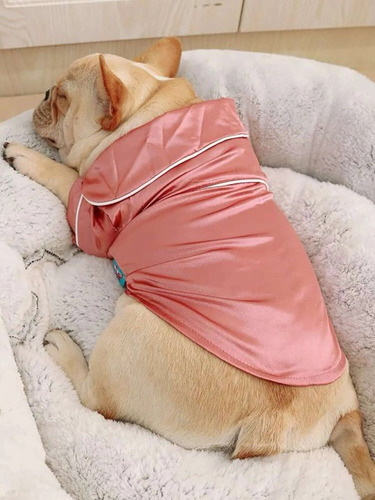 Pijama Para Mascota Lisa Color Rosa Talla L