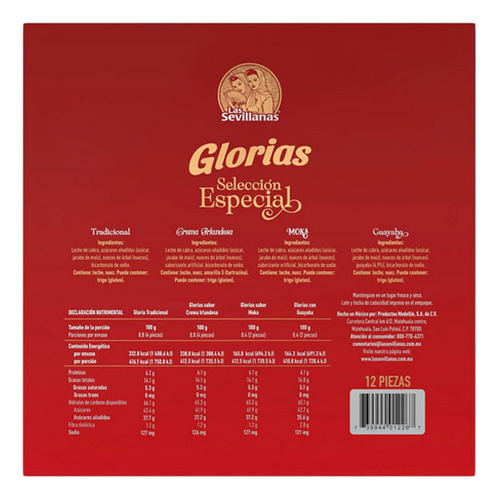 Glorias La Selección Especial 12pzas 240gr
