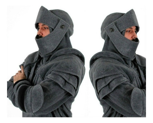 05.05 Armadura Medieval Sudadera Con Capucha De Caballero Hombre